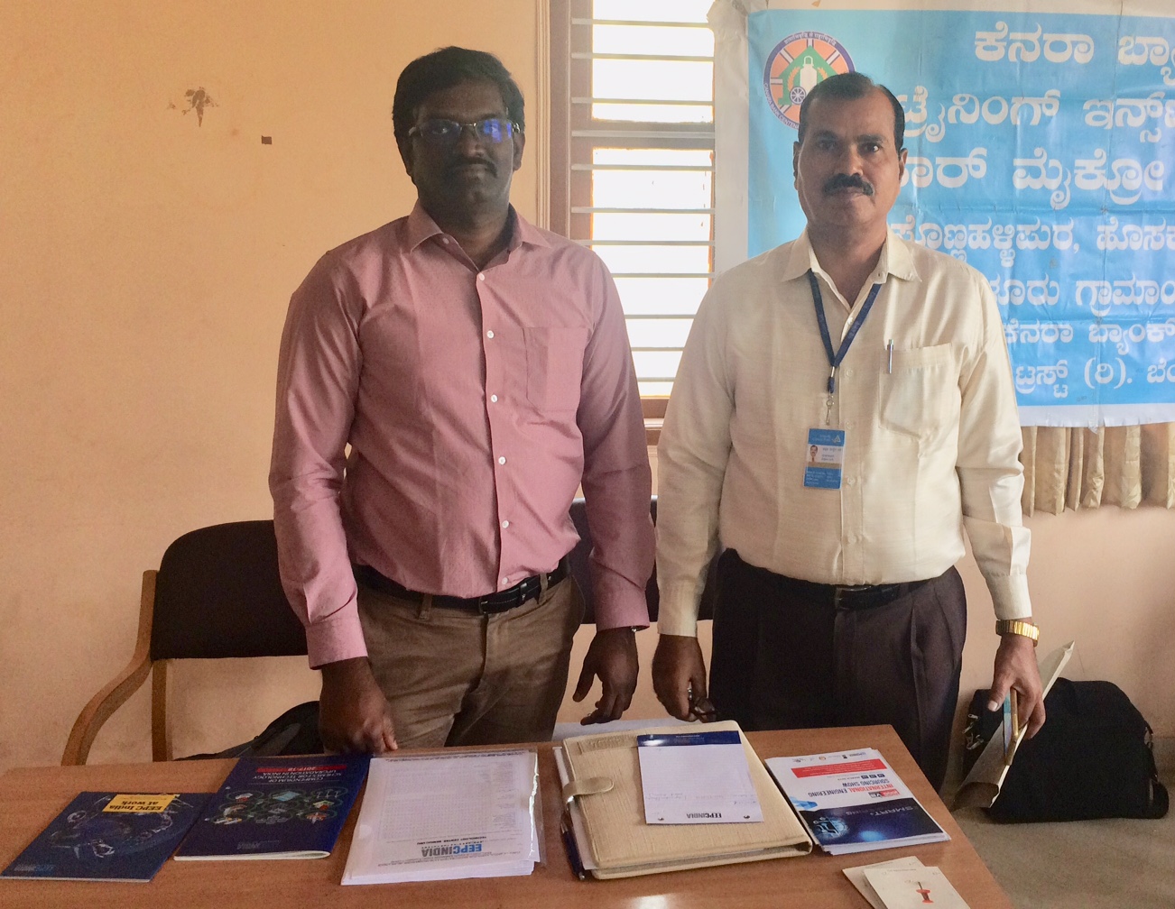 Mr. Yeshwanth, LDM Hoskote cluster on the right.